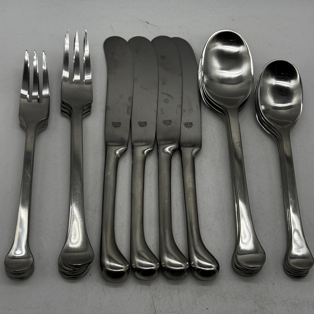 Dansk KOBENHAVN Satin 20 Pc 4 Place Setting Stainless Steel Flatware Set Korea